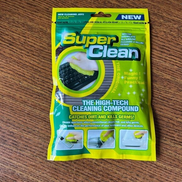 Super Clean High-Tech Cleaning Compound Slime NEW assorted colours - Picture 1 of 2